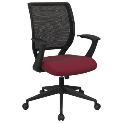 Picture of Office Star Work Smart Mesh Task Chair, Cabernet/Black