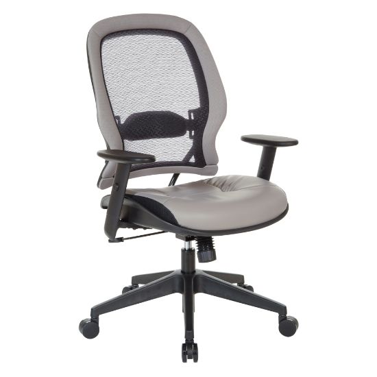 Picture of Office Star Space 57 Series Dark Air Grid Back Ergonomic Mesh High-Back Managers Office Chair, Stratus Taupe