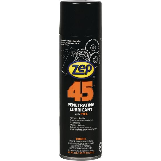 Picture of Zep Professional 45 Penetrating Lubricant With PTFE, 17 Oz, Pack Of 12 Cans