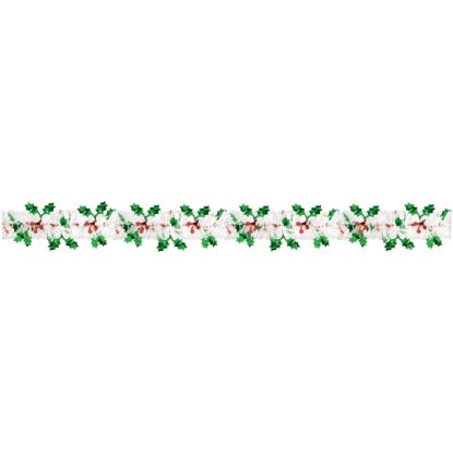 Picture of Amscan 220458 Christmas Holiday Tinsel Garlands, 18ft, White, Set Of 2 Garlands