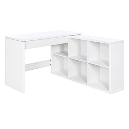 Picture of Office Star Waverly 48inW Worksmart Sit-To-Stand L-Shaped Desk, White