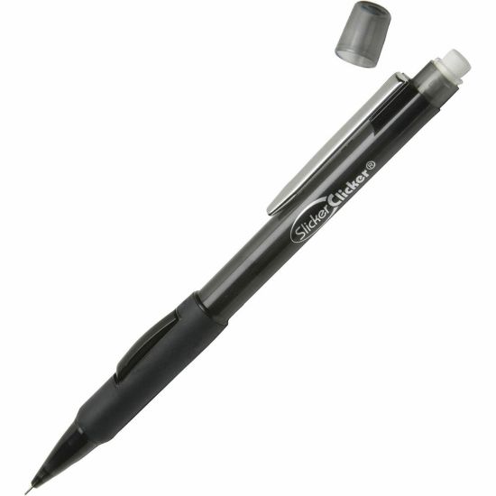 Picture of SKILCRAFT SlickerClicker Side-Advanced Mechanical Pencils, 0.5 mm, Black Barrel, Pack Of 12 (AbilityOne 7520-01-565-4872)