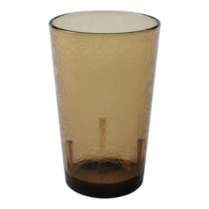 Picture of Cambro Del Mar Styrene Tumblers, 8 Oz, Light Amber, Pack Of 36 Tumblers