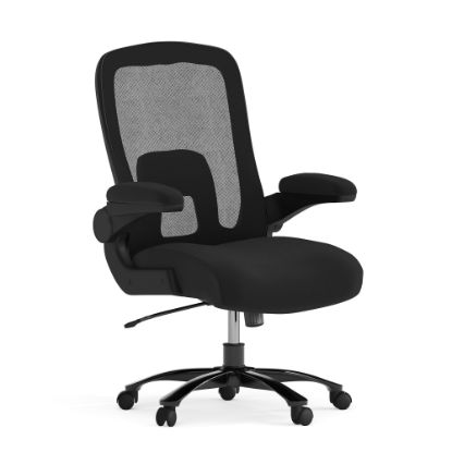 Picture of Flash Furniture Hercules Fabric High-Back Big And Tall Ergonomic Office Chair, Black