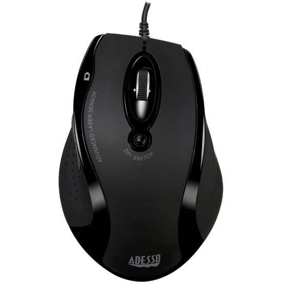 Picture of Adesso iMouse G2 USB Ergonomic Optical Mouse, Black