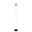 Picture of Simple Designs Light Stick Torchiere Floor Lamp, 71 1/4inH, Clear Shade/Black Base