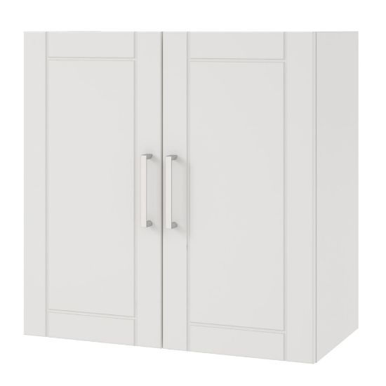 Picture of Ameriwood Home Callahan 24in Wall Cabinet, 2 Shelves, White