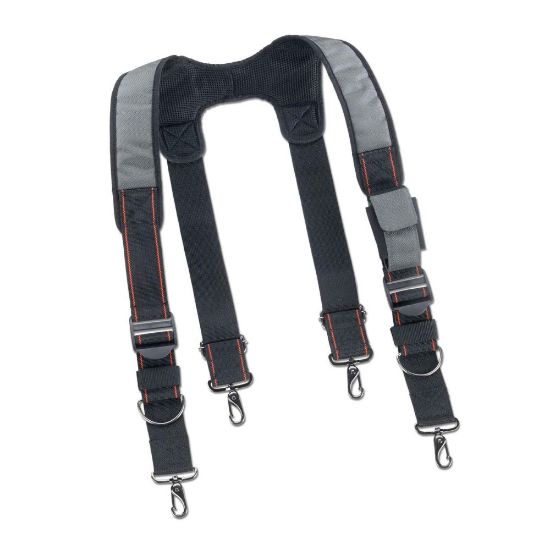 Picture of Ergodyne Arsenal 5560 Tool Belt Suspenders, Gray