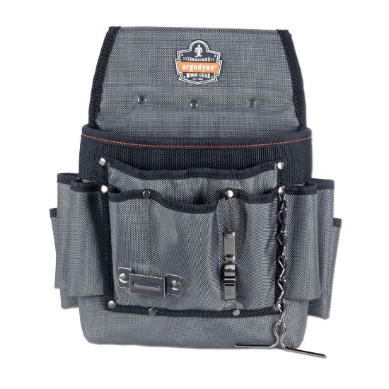 Picture of Ergodyne Arsenal 5548 Synthetic Electricians Pouch, Gray