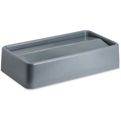 Picture of Genuine Joe Space-Saving Container Swing Lid - Rectangular - 1 Each - Gray