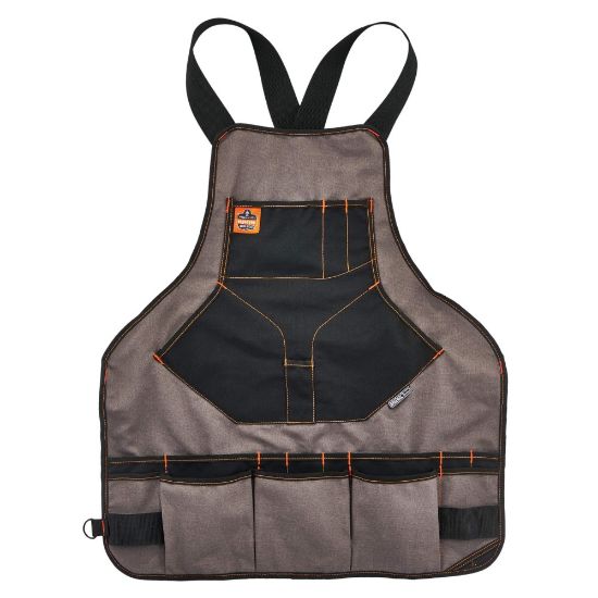 Picture of Ergodyne Arsenal 5704 Canvas Tool Apron, Gray