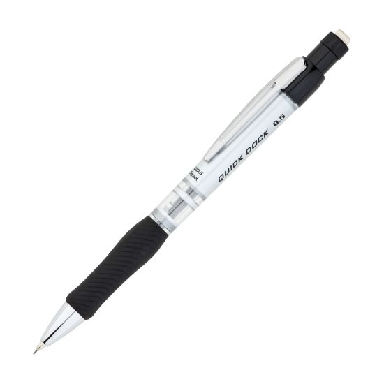 Picture of Pentel Quick Dock Mechanical Pencil, 0.5 mm, Silver/Black Barrel