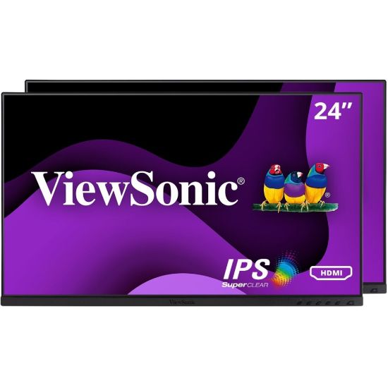 Picture of ViewSonic VG2448A-2_H2 24in Dual Pack Head-Only 1080p IPS Monitor