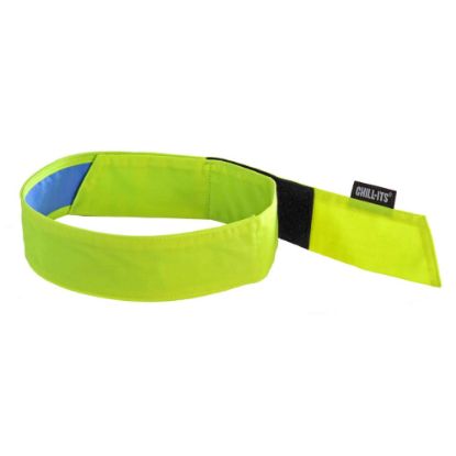 Picture of Ergodyne Chill-Its 6705CT PVA Evaporative Cooling Bandanas, Lime, Pack Of 6 Bandanas