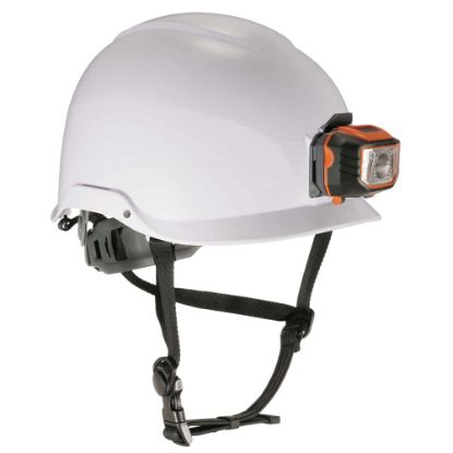 Picture of Ergodyne Skullerz 8974LED Class E Safety Helmet And LED Light, White