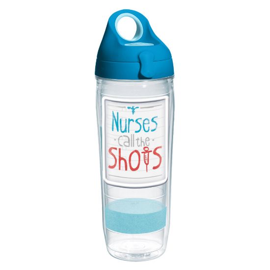 Picture of Tervis Water Bottle With Lid, 24 Oz, Nurses Call The Shots