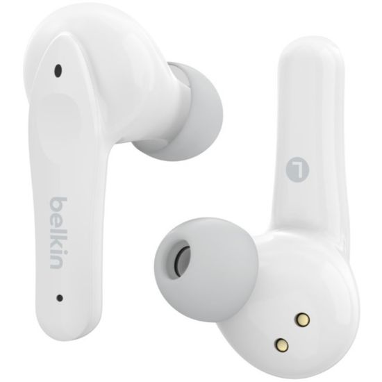 Picture of Belkin SOUNDFORM Nano Wireless Earbuds for Kids - Stereo - True Wireless - Bluetooth - 32.8 ft - Earbud - Binaural - In-ear - White