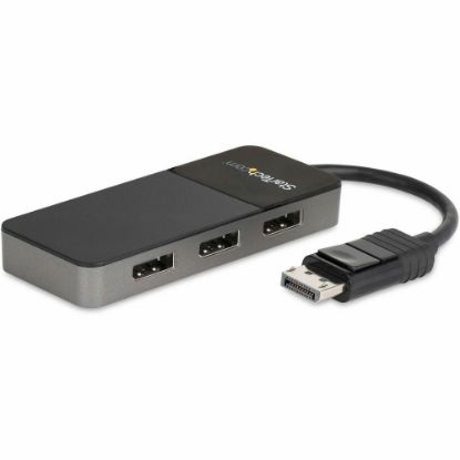 Picture of StarTech.com 3 Port DisplayPort MST Hub - 3 x 4K - DP 1.4 Multi Monitor Splitter - Windows - EDID - HDR - DisplayPort to 3 x DisplayPort