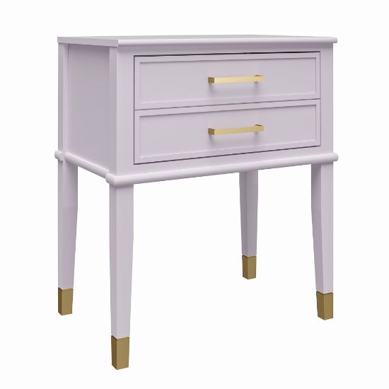 Picture of Ameriwood Home Westerleigh End Table, 28-1/8inH x 23-5/8inW x 15-1/2inD, Lavender