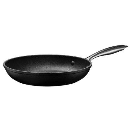 Picture of Starfrit The Rock Diamond 11in (28cm) Fry Pan - Cooking, Frying - Dishwasher Safe - Oven Safe - 11in Frying Pan - Black Diamond - Metal Body - Stainless Steel Handle