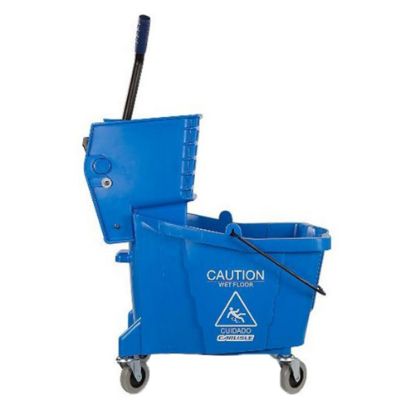 Picture of Carlisle Mop Bucket With Wringer, 35 Qt, Blue