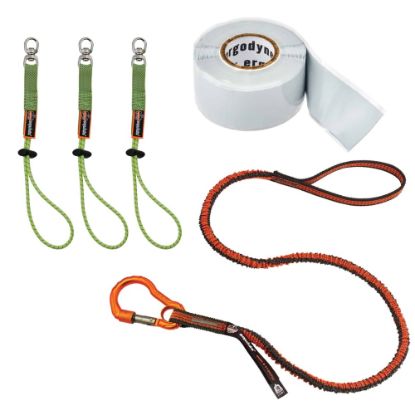 Picture of Ergodyne Squids 3182 Tool Tethering Kit, 10 Lb, Orange/Gray