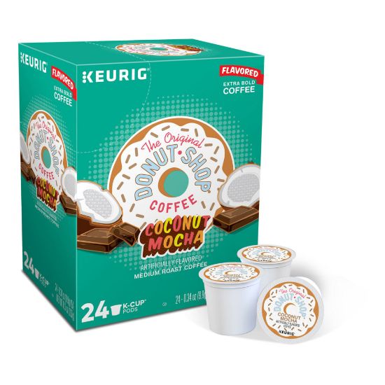 Picture of The Original Donut Shop Single-Serve Coffee K-Cup Pods, Coconut Mocha, Carton Of 24