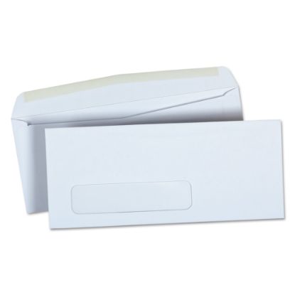 Picture of Universal #9 Business Envelopes, Window, Gummed Closure, White, Box Of 500