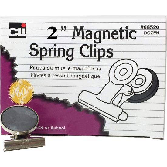 Picture of CLI Magnetic Spring Clips - 2in Length - 12 / Box