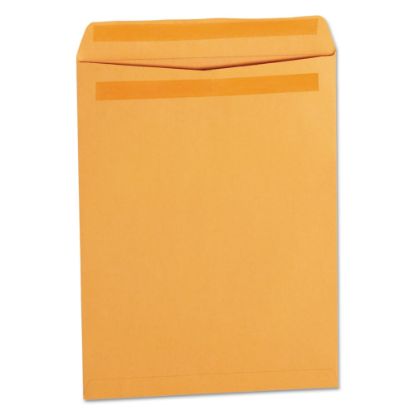 Picture of Universal Self-Stick File-Style  12 1/2in x 9 1/2in Manila Envelopes, Self-Adhesive Closure, Brown Kraft, Box Of 250