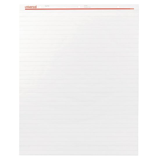 Picture of Universal Faint Rule Easel Pads, 34in x 27in, 100% Recycled, White, 50 Sheets Per Pad, Pack Of 2 Pads