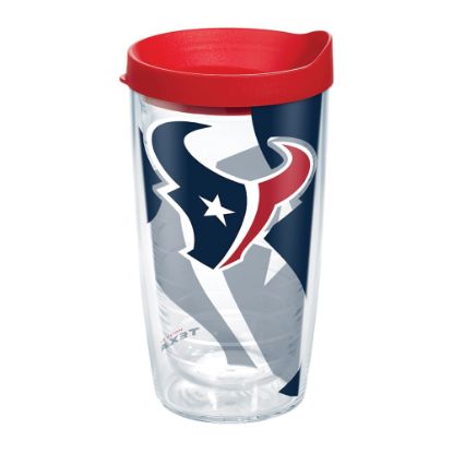 Picture of Tervis NFL Tumbler With Lid, 16 Oz, Houston Texans, Clear