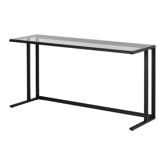 Picture of South Shore City Life 63inW Computer Desk, Pure Black