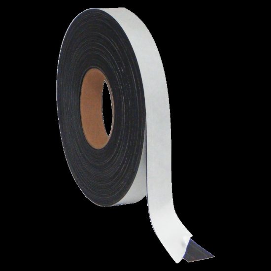 Picture of MasterVision Magnetic Adhesive Tape, 1/2in x 50ft, Black