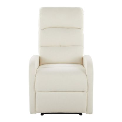 Picture of LumiSource Dormi Contemporary Fabric Recliner Chair, Cream