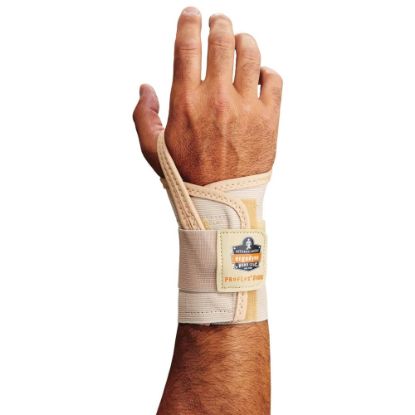 Picture of Ergodyne ProFlex 4000 Single-Strap Neoprene Wrist Support, Right, Medium, Tan