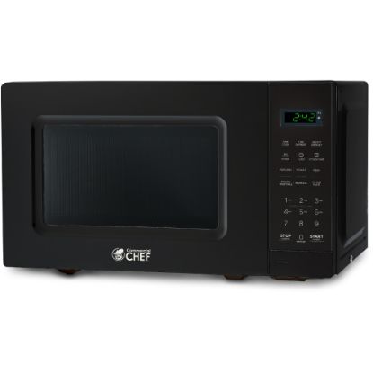 Picture of Commercial Chef Small Countertop Microwave With Digital Display,  0.7 Cu. Ft., Black