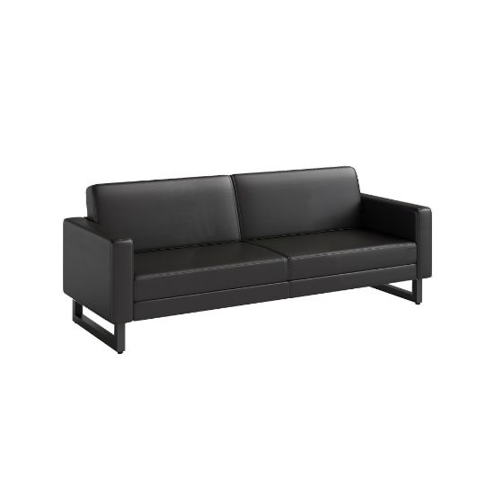 Picture of Safco Mirella Lounge Sofa, Black/Black