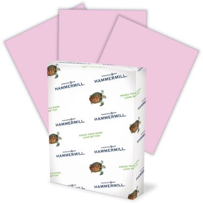 Picture of Hammermill Multi-Use Color Copy Paper, 10 Reams, Lilac, Letter (8.5in x 11in), 5000 Sheets Per Case, 20 Lb