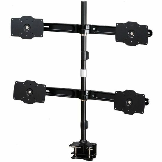 Picture of Amer Mounts Quad Monitor Clamp mount Supports Flat Panel Size up to 32in AMR4C32