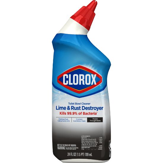 Picture of Clorox Toilet Bowl Cleaner With Bleach, 24 Oz Bottle