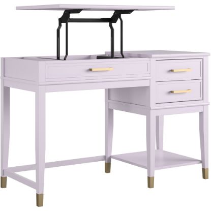 Picture of Ameriwood Home Westerleigh 46inW Lift-Top Computer Desk, Lavender