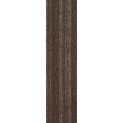 Picture of Foss Floors Peel & Stick Couture Carpet Planks, 9in x 36in, Espresso, Set Of 16 Planks