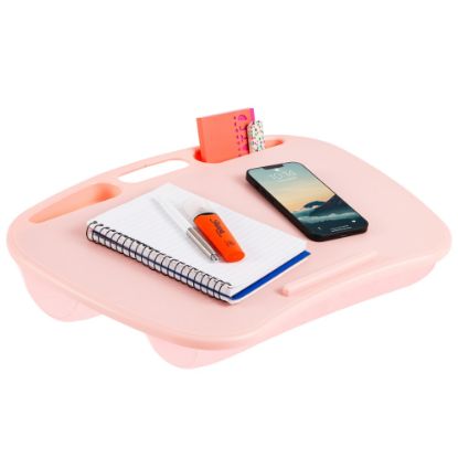 Picture of LapGear MyDesk Lap Desk, 13inH x 17.9inW x 2.6inD, Rose Quartz