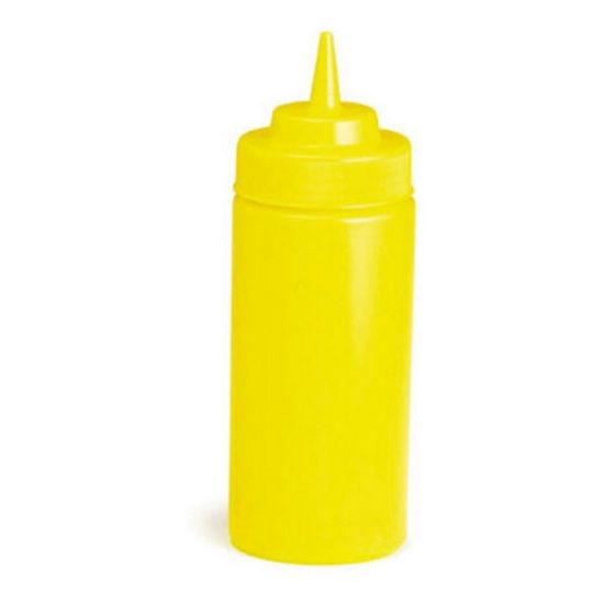 Picture of Tablecraft Wide Mouth Squeeze Bottle, 16 Oz, Yellow