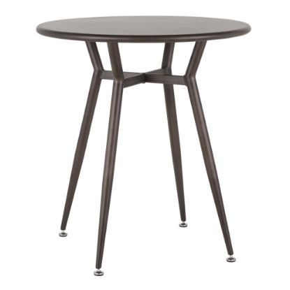 Picture of LumiSource Clara Industrial Dinette Table, 30-1/4inH x 27-3/4inW x 27-3/4inD, Antique Metal