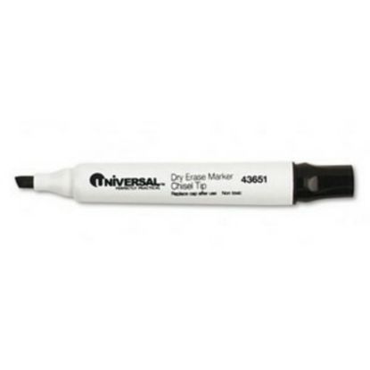 Picture of Universal Dry Erase Marker - Marker Point Style: Chisel - Ink Color: Black