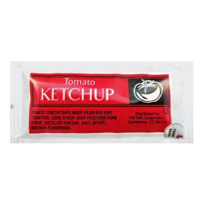 Picture of Vistar Single-Serve Ketchup Packets, 0.25 Oz, Pack Of 200