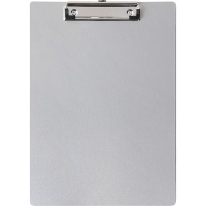 Picture of Business Source Aluminum Clipboard - 8 1/2in x 11in - Aluminum - Silver - 1 Each