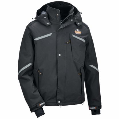 Picture of Ergodyne N-Ferno 6466 Thermal Jacket, Small, Black